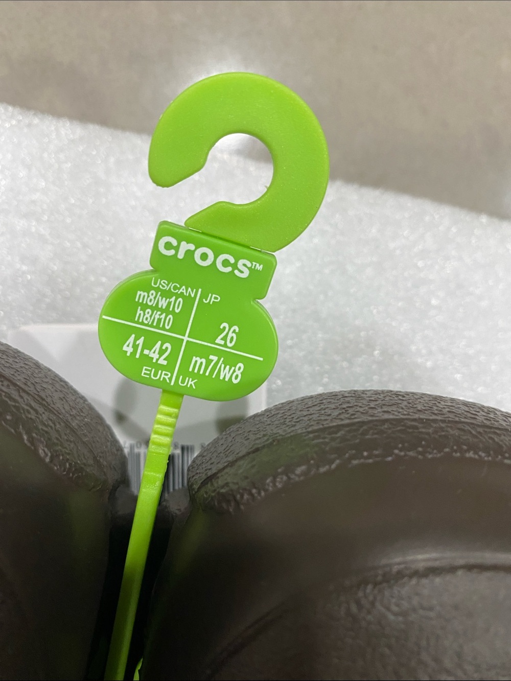 NWT crocs off-road sports clog mens 8 womens 10 brown - Picture 7 of 9
